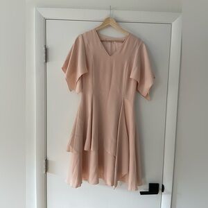 Adeam • Blush Flutter Sleeve Dress